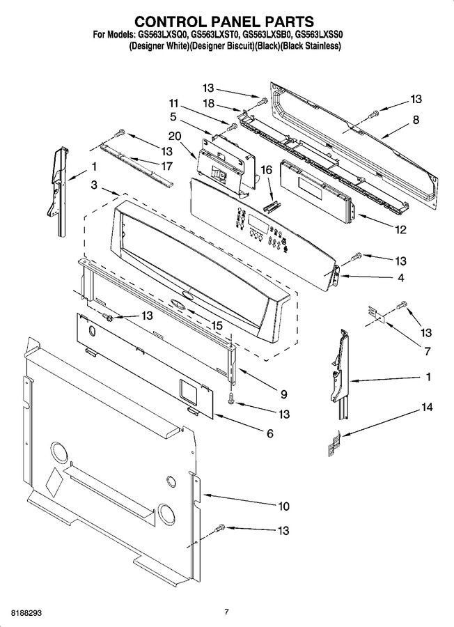 Diagram for GS563LXSS0