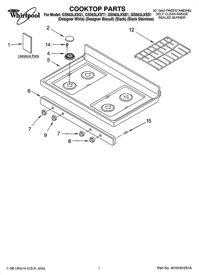 Diagram for GS563LXSB1