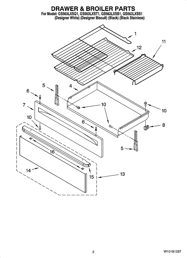 Diagram for GS563LXSQ1