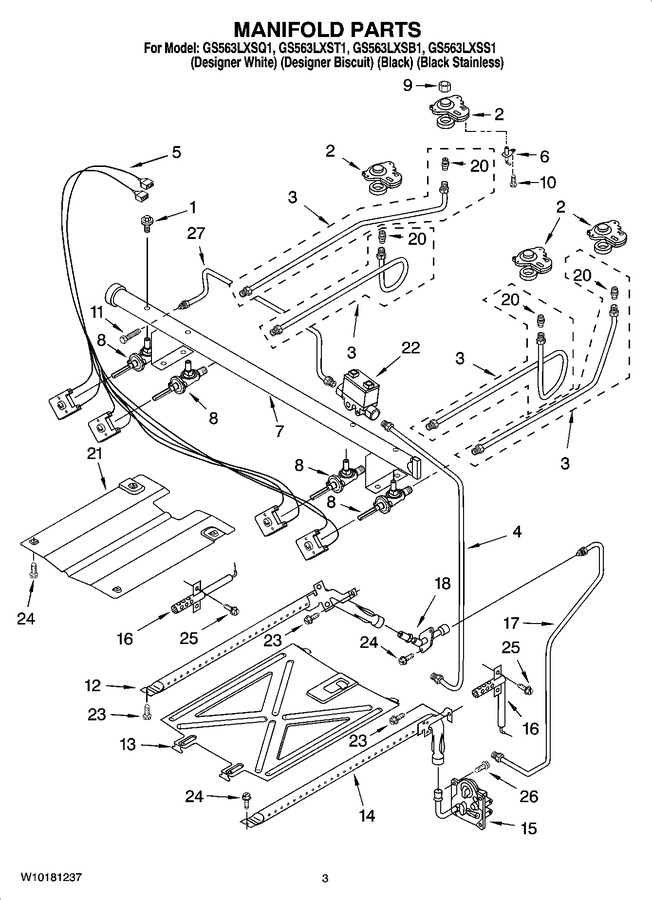 Diagram for GS563LXSB1