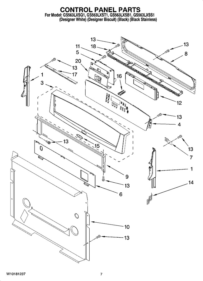 Diagram for GS563LXSB1