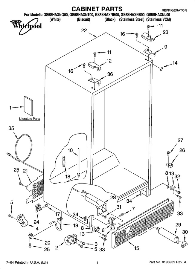 Diagram for GS5SHAXNB00