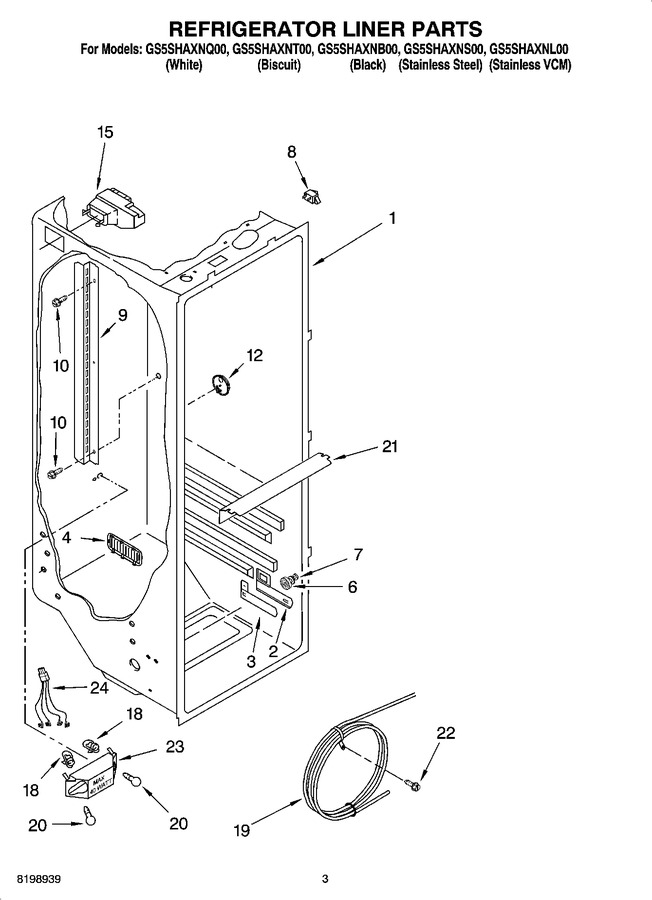 Diagram for GS5SHAXNS00