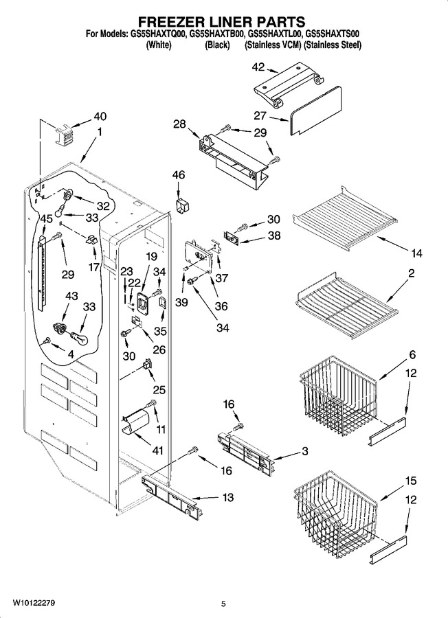 Diagram for GS5SHAXTS00