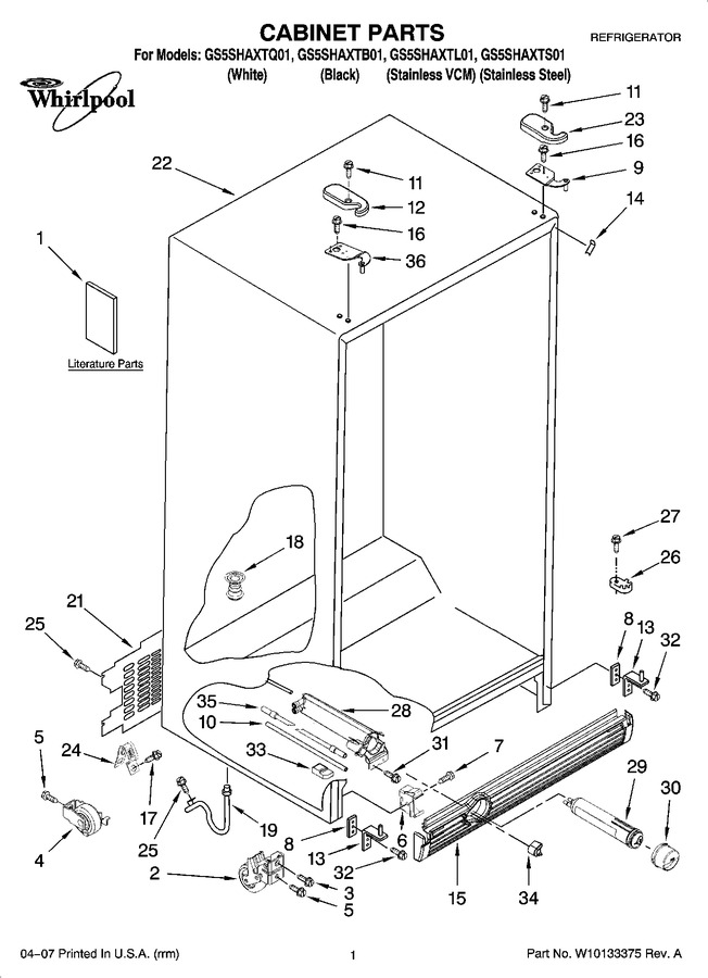 Diagram for GS5SHAXTQ01