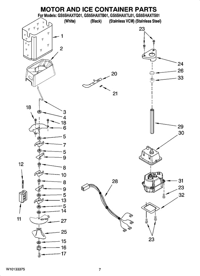 Diagram for GS5SHAXTQ01