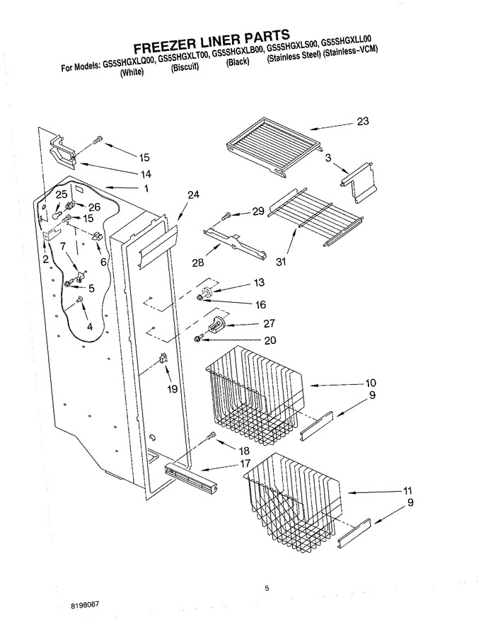 Diagram for GS5SHGXLL00