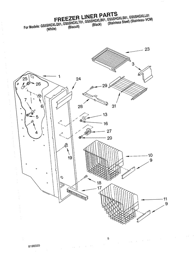 Diagram for GS5SHGXLL01