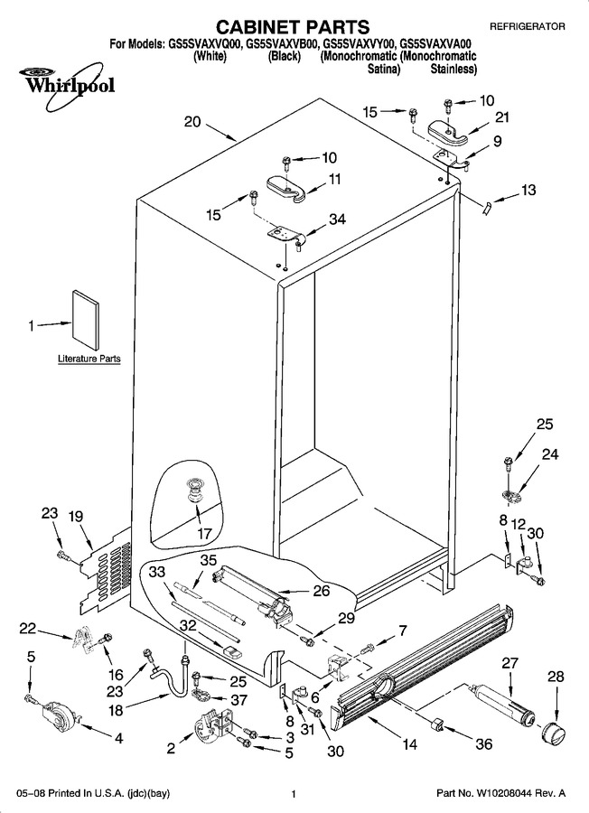 Diagram for GS5SVAXVY00