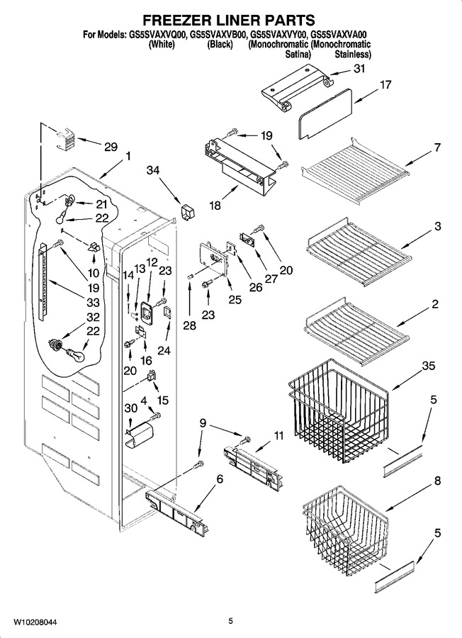 Diagram for GS5SVAXVY00