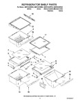 Diagram for 03 - Refrigerator Shelf Parts