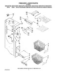 Diagram for 04 - Freezer Liner Parts
