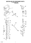 Diagram for 05 - Motor And Ice Container Parts