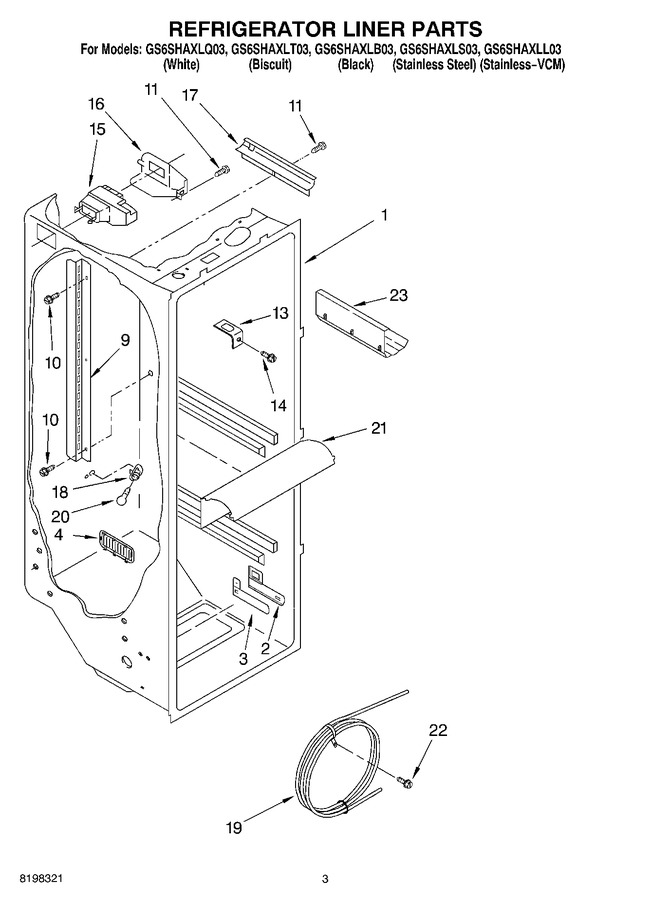 Diagram for GS6SHAXLT03