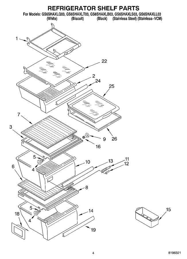Diagram for GS6SHAXLT03