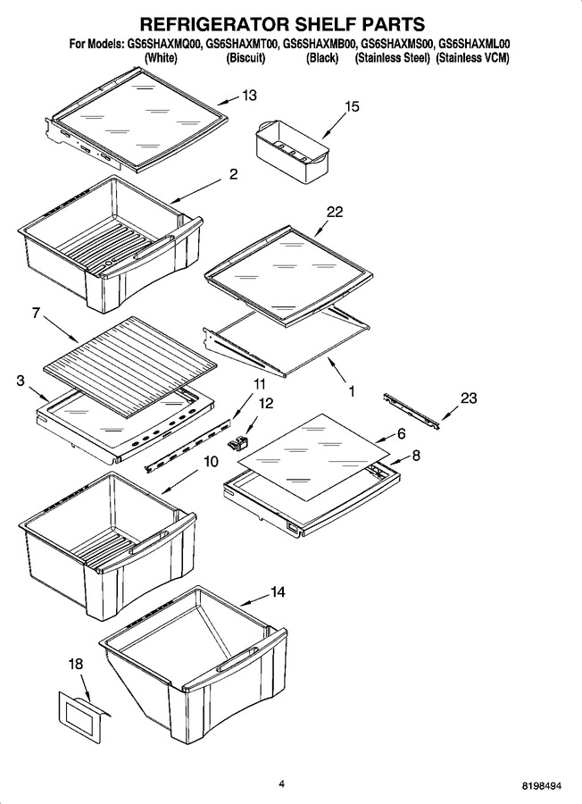 Diagram for GS6SHAXMS00