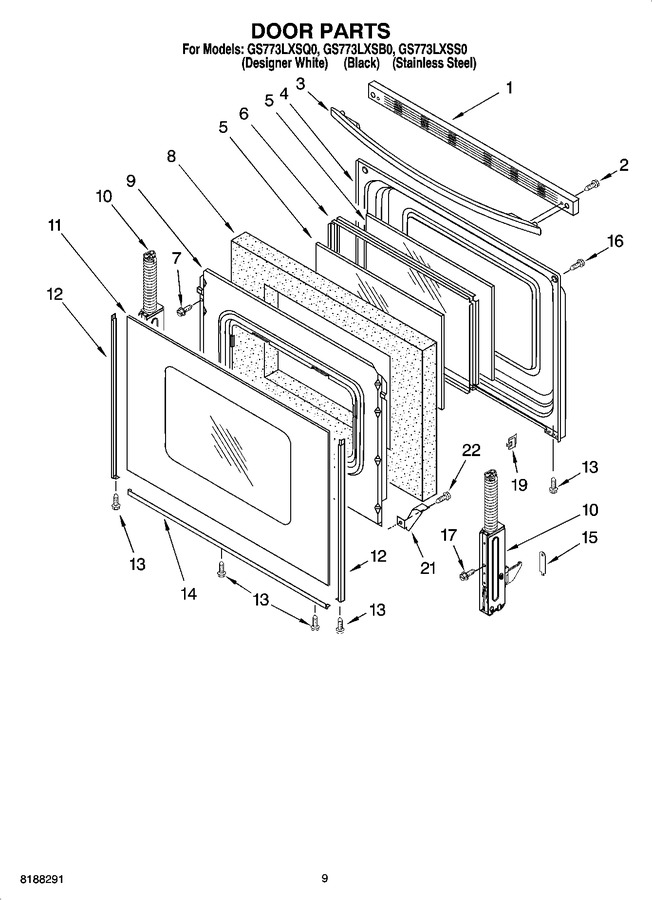 Diagram for GS773LXSB0