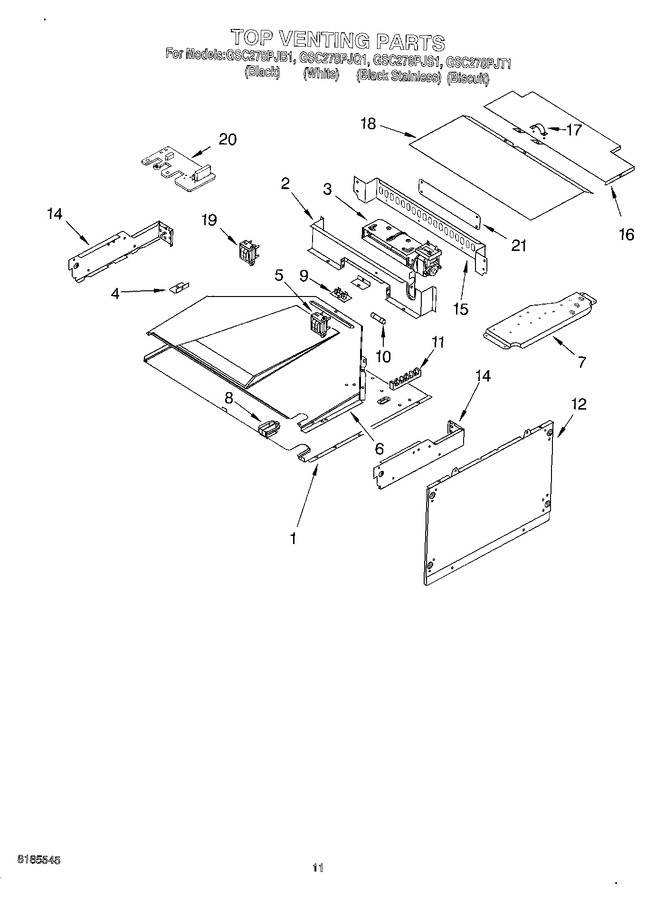 Diagram for GSC278PJT1
