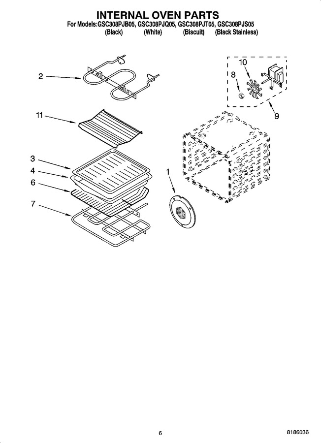 Diagram for GSC308PJQ05