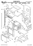 Diagram for 01 - Oven Parts