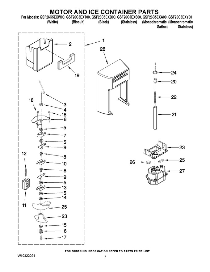 Diagram for GSF26C5EXS00