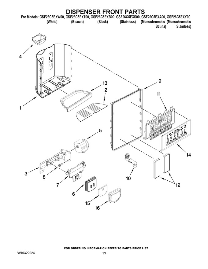 Diagram for GSF26C5EXA00