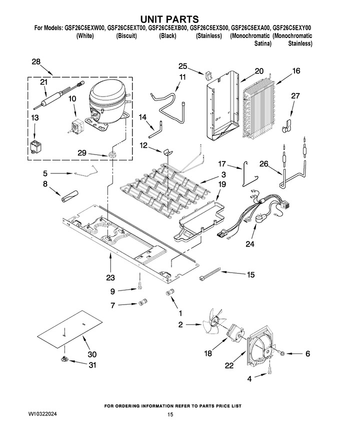 Diagram for GSF26C5EXT00