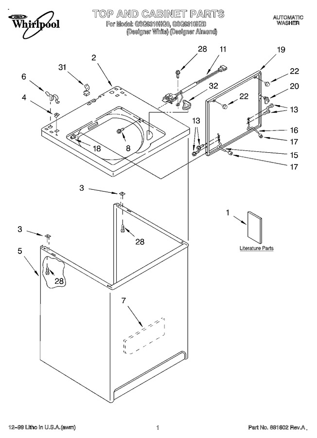 Diagram for GSQ9310HZ0