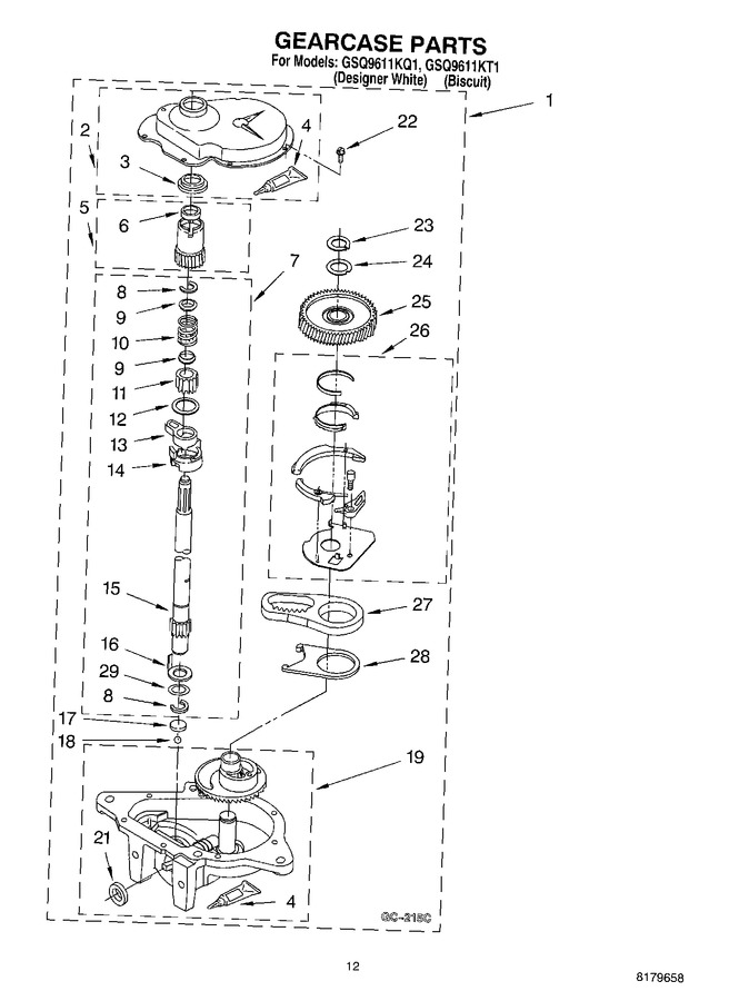 Diagram for GSQ9611KQ1
