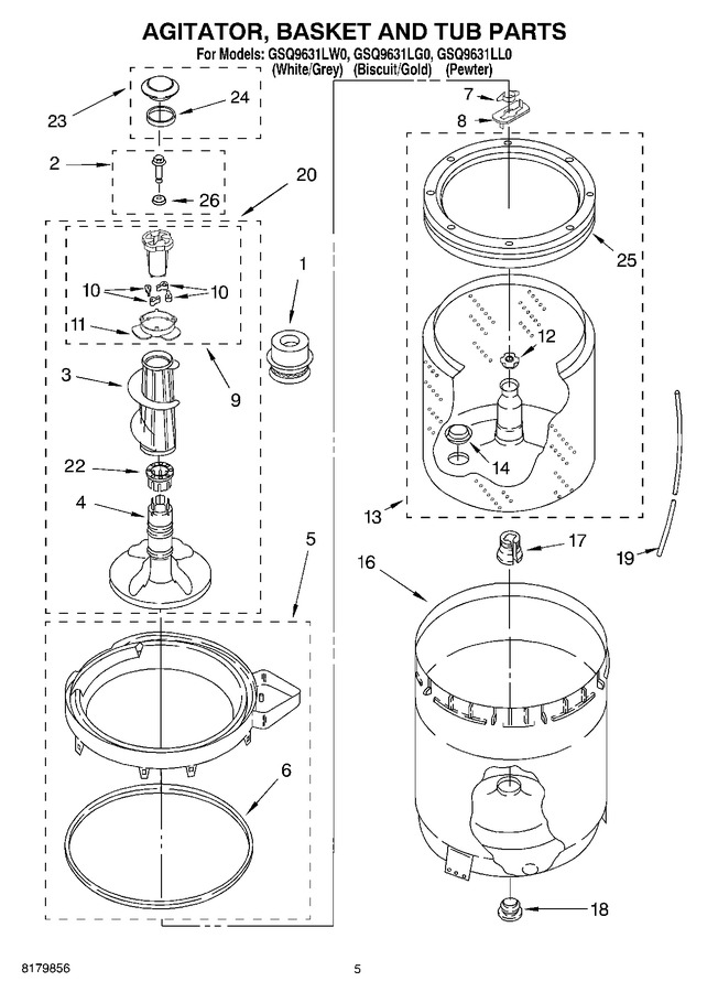 Diagram for GSQ9631LW0