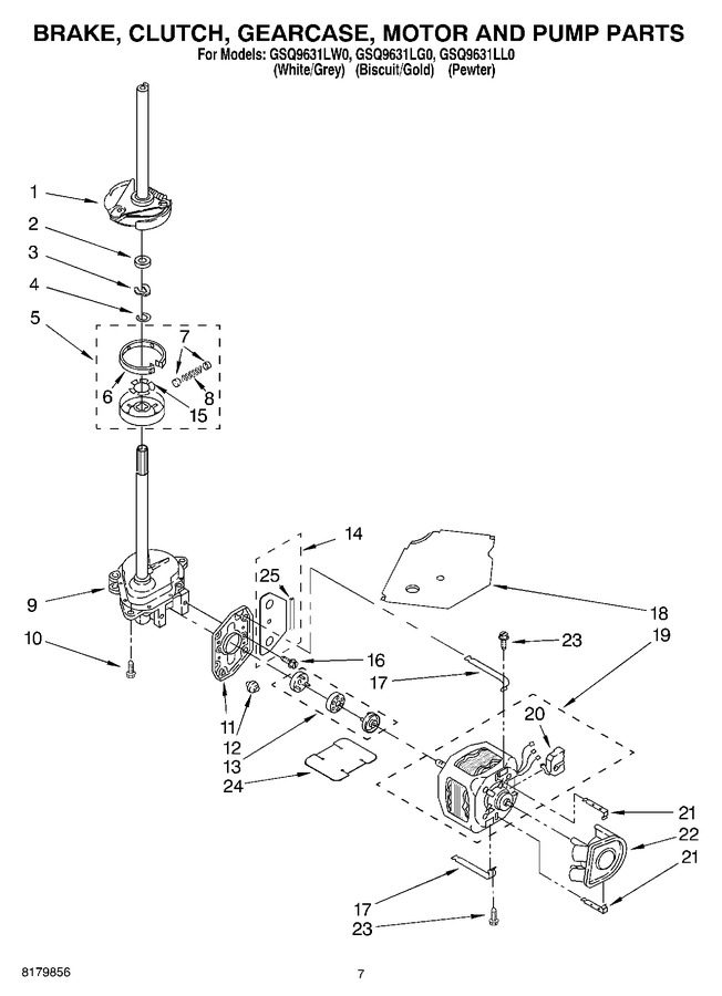 Diagram for GSQ9631LW0