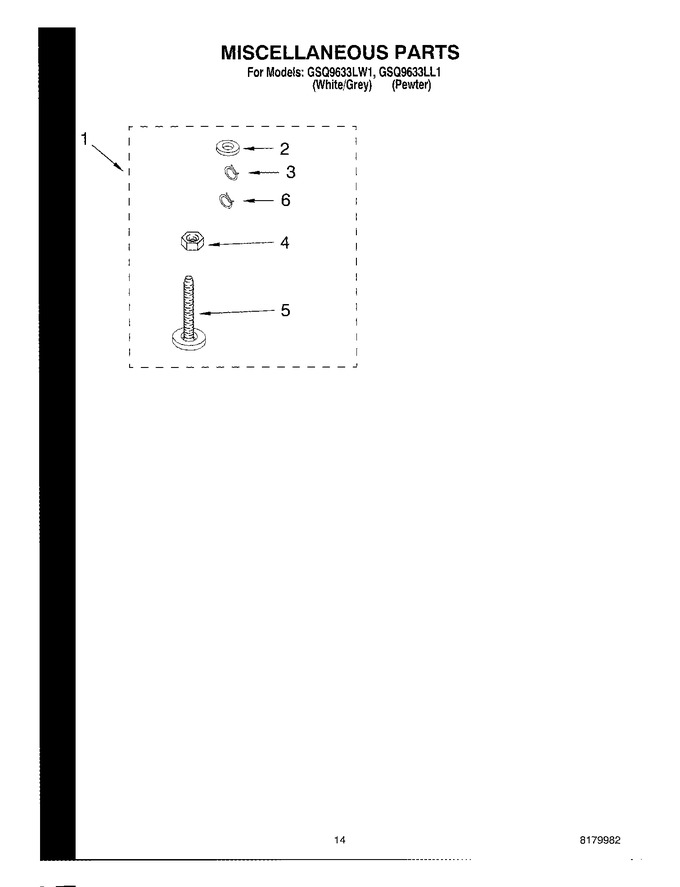 Diagram for GSQ9633LW1