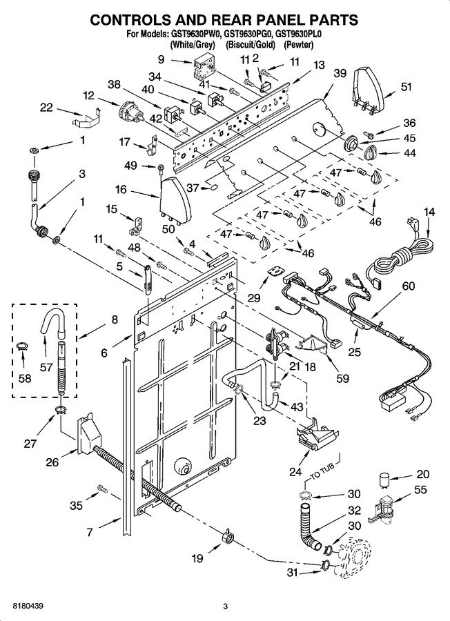 Diagram for GST9630PW0