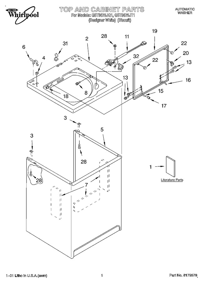 Diagram for GST9675JQ1