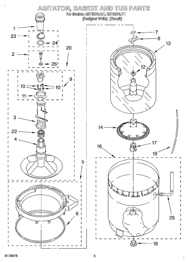 Diagram for GST9675JT1