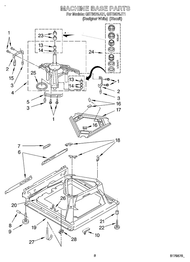 Diagram for GST9675JT1