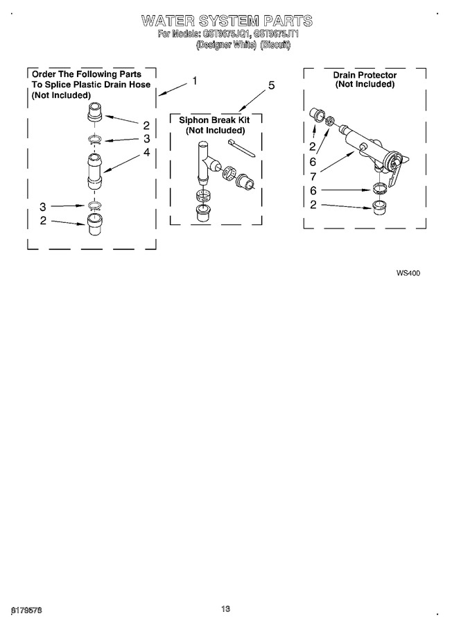 Diagram for GST9675JT1