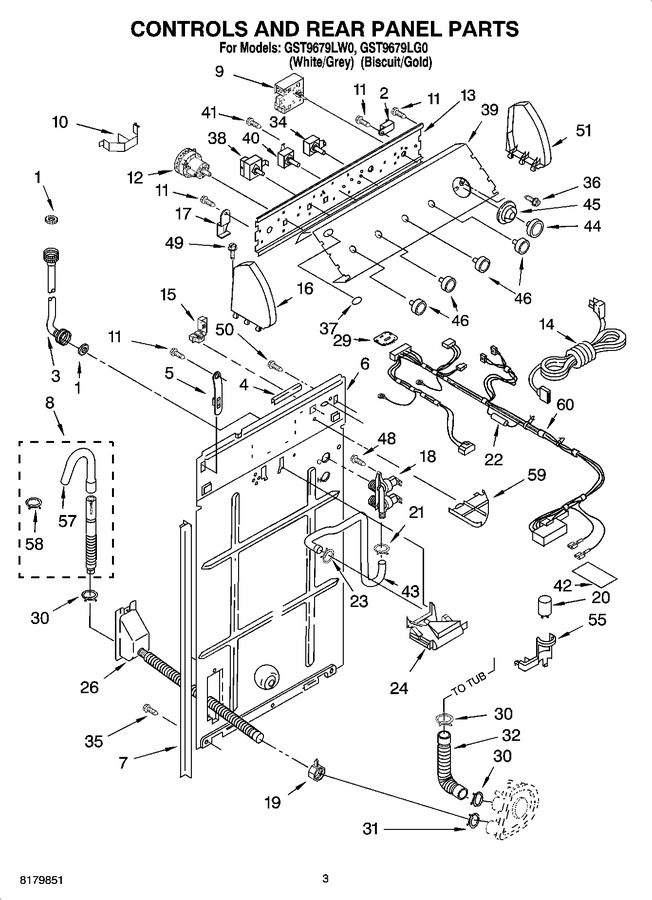 Diagram for GST9679LW0