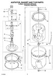 Diagram for 03 - Agitator, Basket And Tub Parts