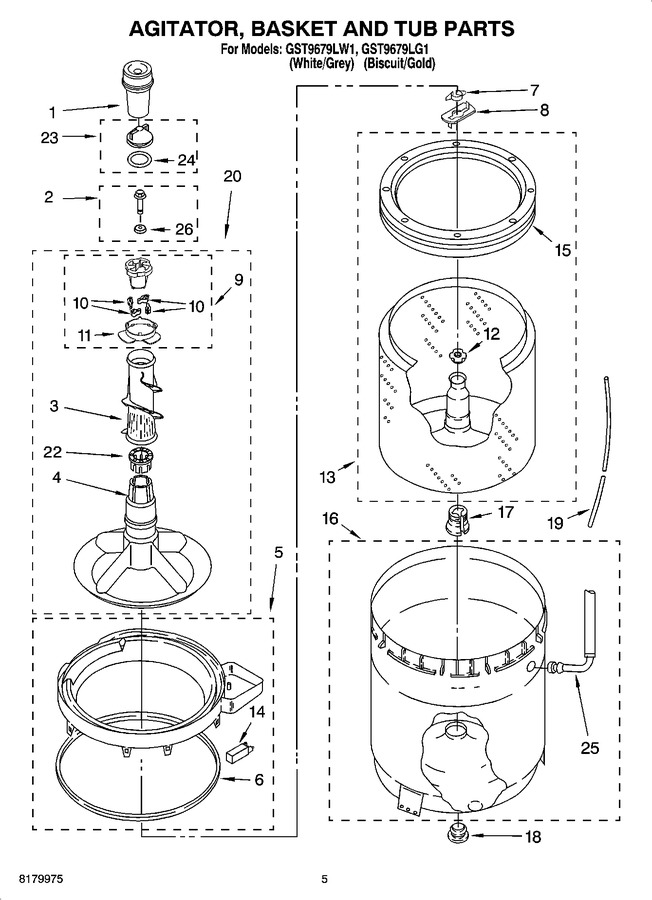 Diagram for GST9679LG1