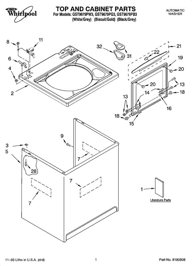 Diagram for GST9679PB3