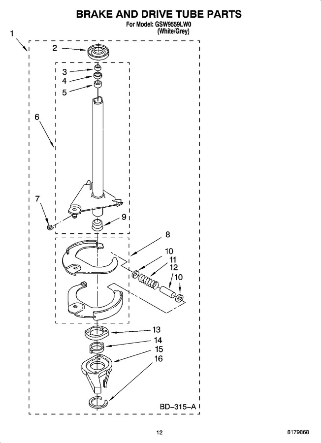 Diagram for GSW9559LW0