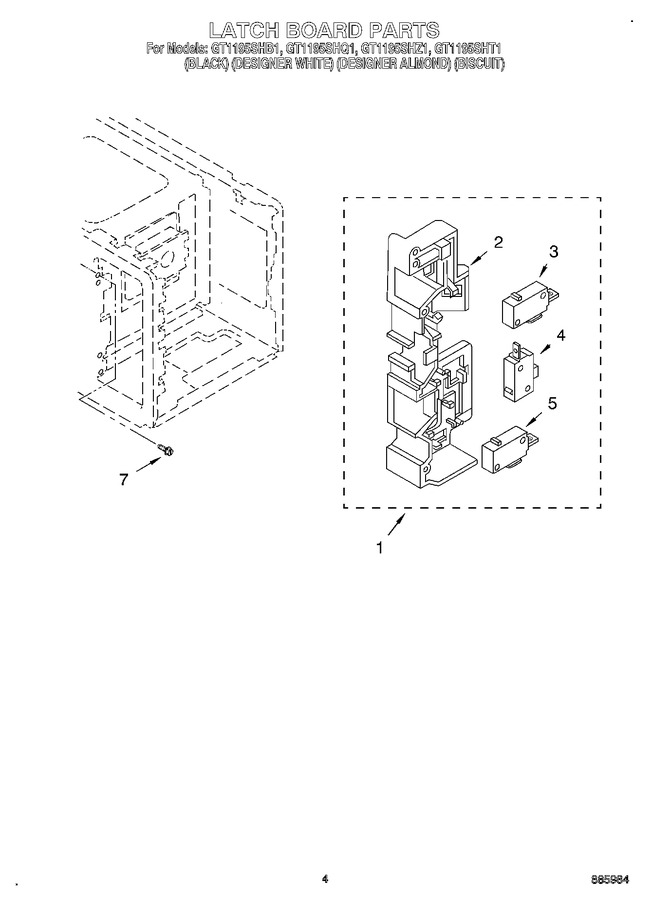 Diagram for GT1195SHZ1