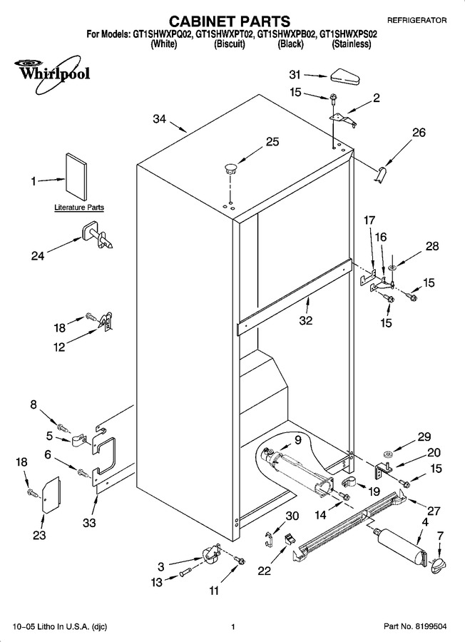 Diagram for GT1SHWXPB02