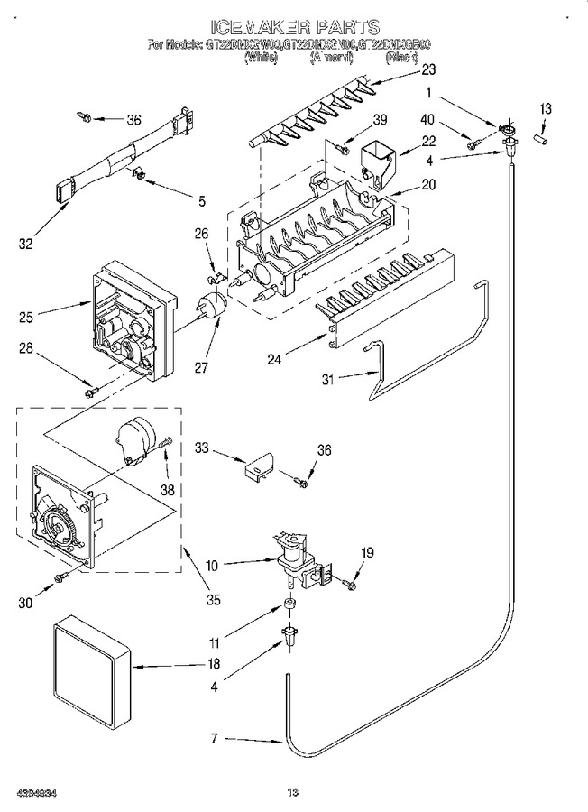 Diagram for GT22DMXGW00