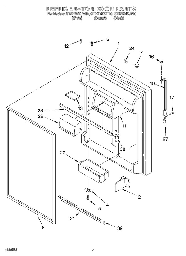 Diagram for GT22DMXJW00