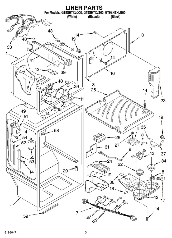 Diagram for GT9SHTXLT00