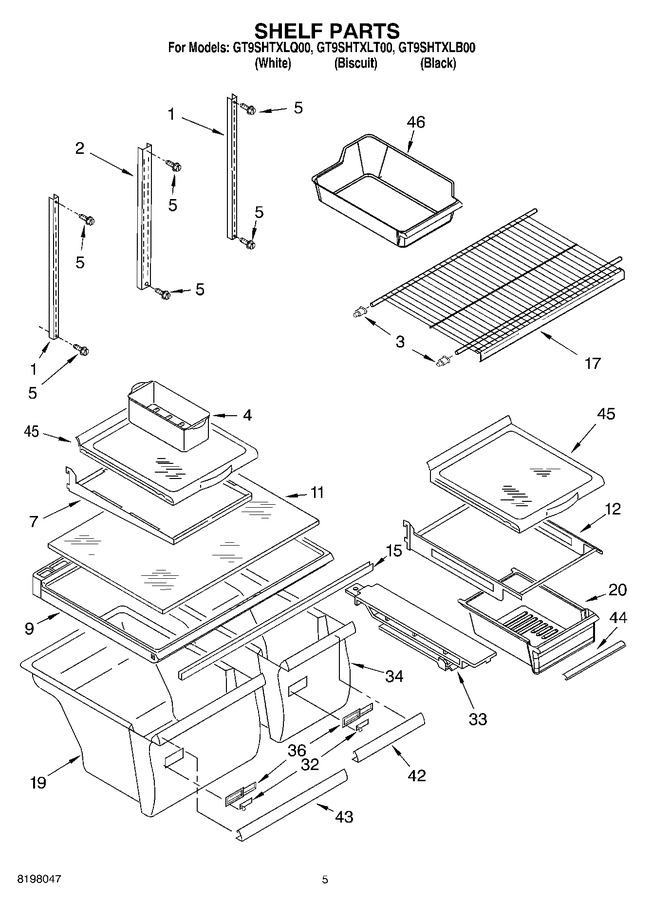 Diagram for GT9SHTXLT00