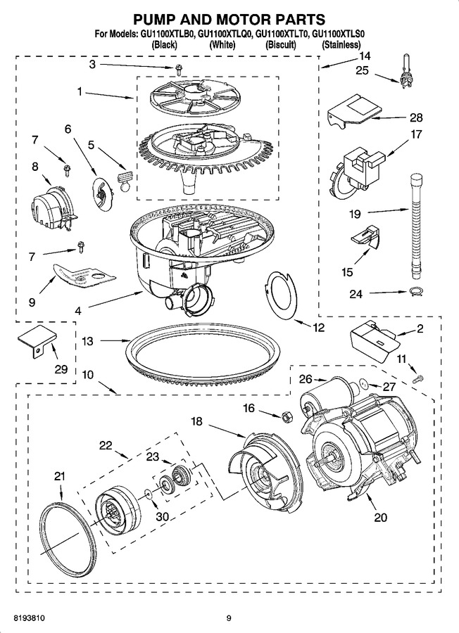 Diagram for GU1100XTLB0