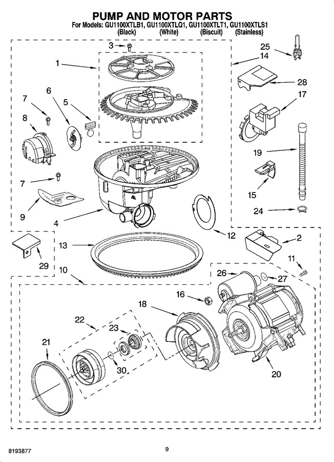Diagram for GU1100XTLT1